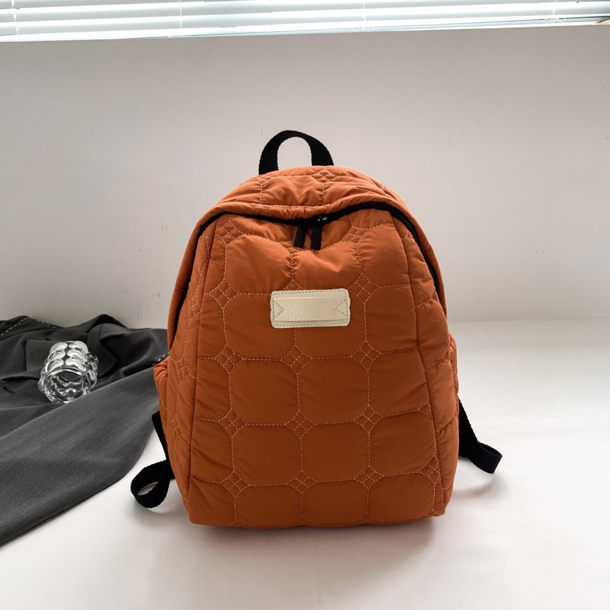 Serenity Quilted Polyester Backpack Bag