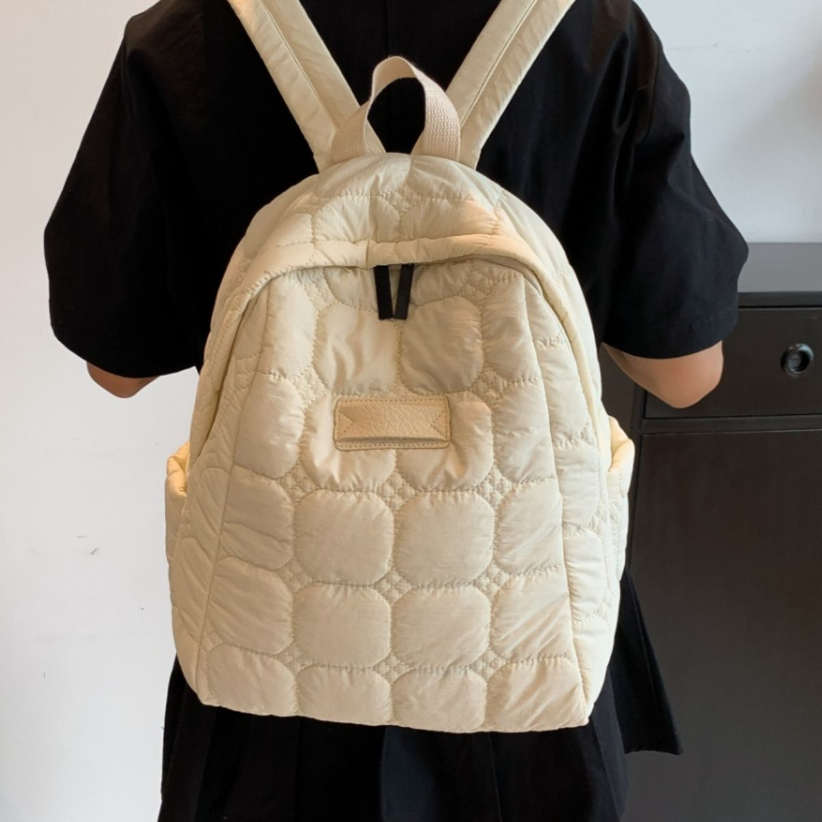 Serenity Quilted Polyester Backpack Bag