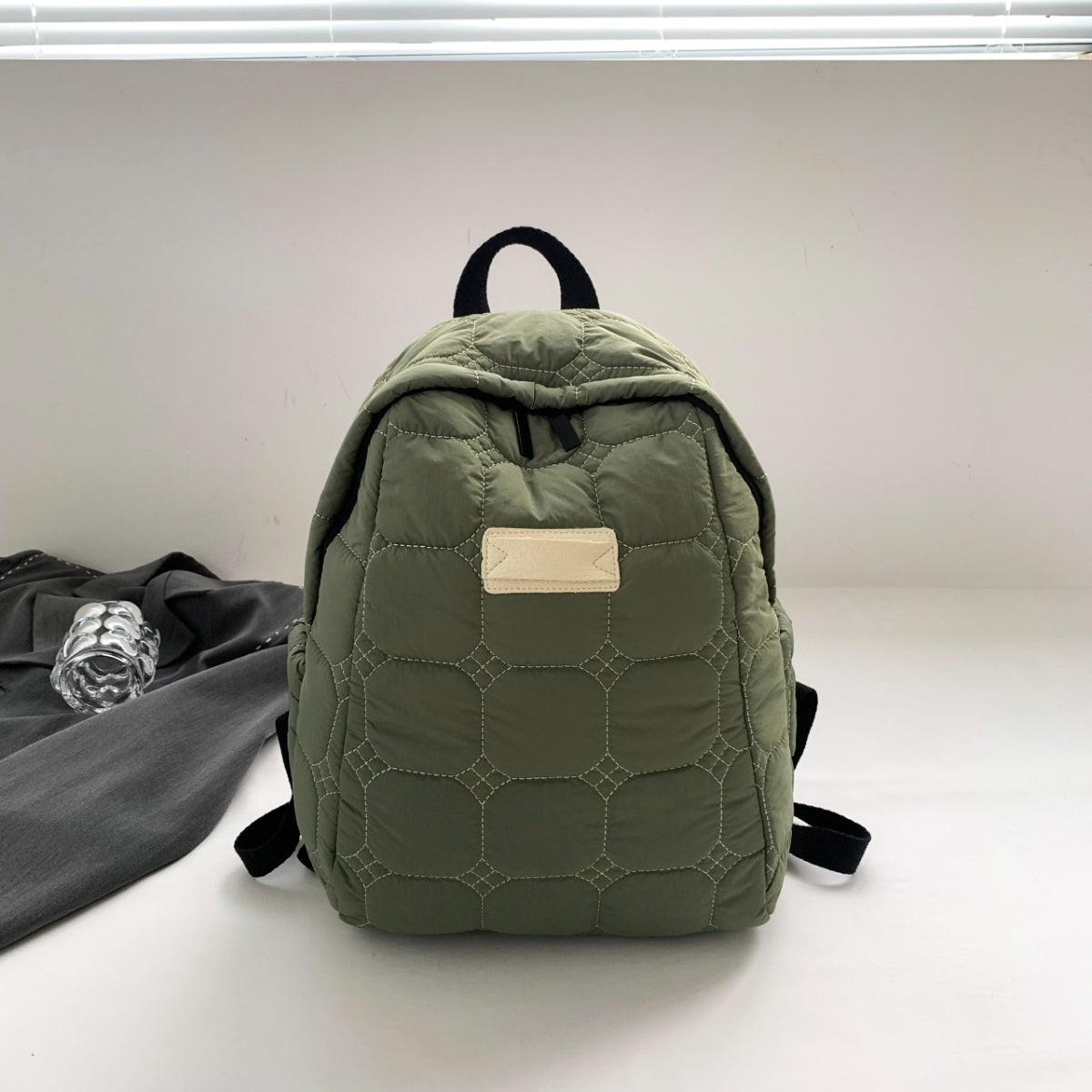 Serenity Quilted Polyester Backpack Bag