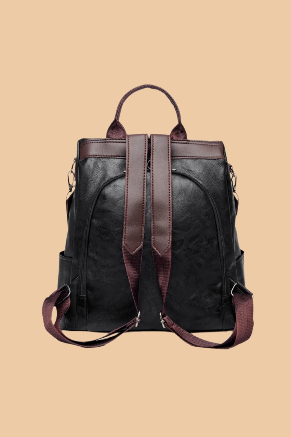 PU Leather Backpack Bag